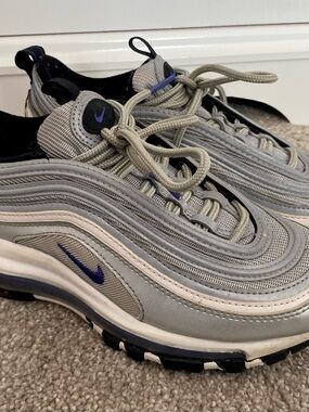 Nike Air Max 97 Purple Bullet Vintage Style Youth 5Y - women’s Sz 6.5 Sneakers